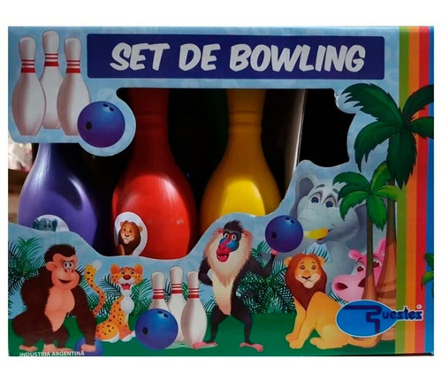 Set De Bowling Animales De La Selva - E. Full