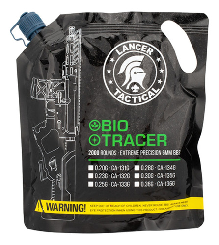 Lancer Tactical Biodegradables Bbs 6mm 23gr 2000pz Xchws C