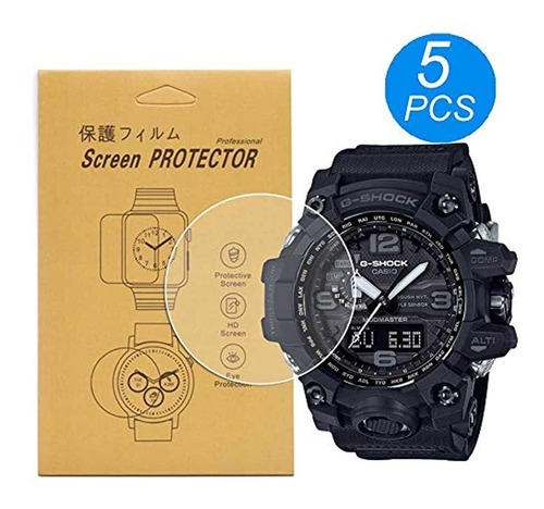 Paquete De 5 Protectores Para Reloj Casio Gwg-1000