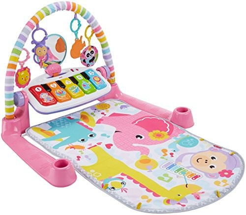 Fisher-price Deluxe Kick \u0026 Play Piano Gym, Rosa