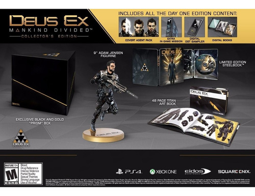 Deus Ex Mankind Divided Collectors Edition Nuevo Ps4 Dakmor