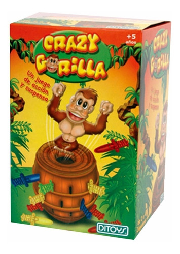 Juego De Mesa Crazy Gorilla Ditoys