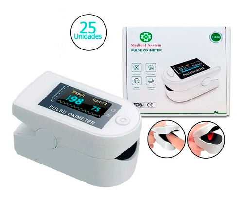 Oximetro Digital De Dedo Medidor De Saturação De Oxigênio
