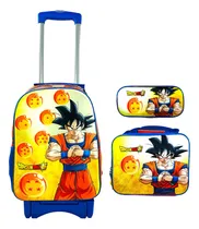 Comprar Kit Mochila Con Carro Dragon Ball Goku Primaria Yadatex Mod3
