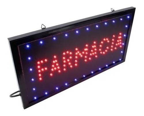 Cartel Farmacia Led Luminoso 220 Volts