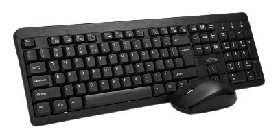 Kit De Teclado Y Mouse Inalámbrico Unno Techno Usb Kb6741bk 