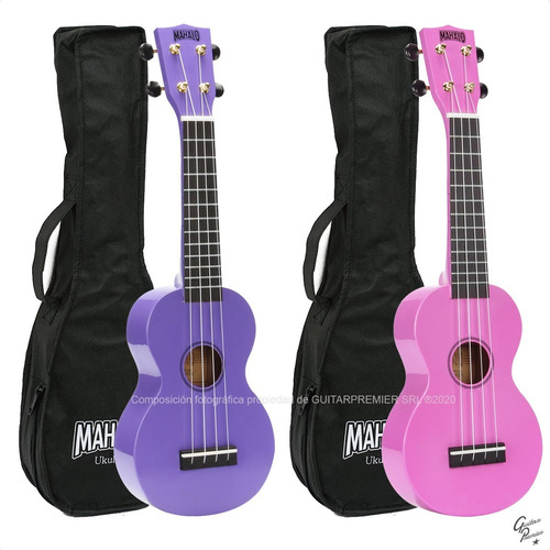 Ukelele Soprano Superior Colores Combo Completo + Funda + Pua + Envio Gratis + Garantia Oficial Nacional