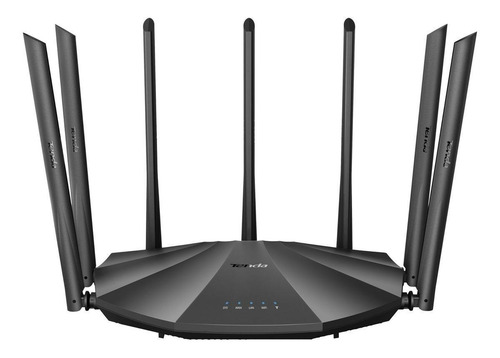 Imagen 2 de 3 de Repetidor, Router Tenda AC23 negro 100V/240V