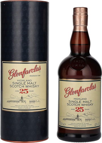 Imagen 10 de 10 de Whisky Glenfarclas 25 Años Single Highland Malt 700ml 43%alc