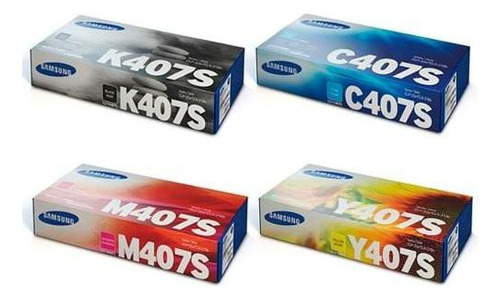 Combo Toner Samsung 407s Negro Cma Original