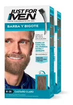 Comprar Tinte Permanente Just For Men Barba y Bigote Just For Men Barba y Bigote Castaño Claro 2-pack tono castaño claro para barba x 143g