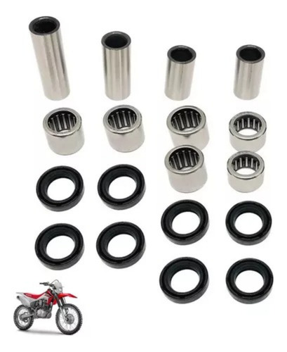 Kit Bucha Pro-link Com Rolamento E Retentor Crf230 Completo