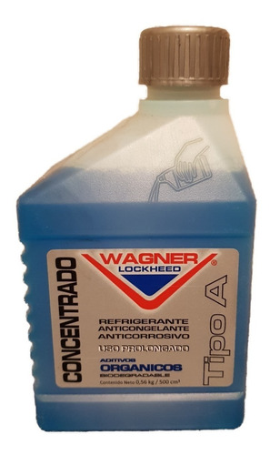 Liquido Refrigerante Wagner Lockheed Azul Organico 500cc