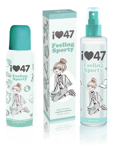 Perfume Body Splash + Desodorante 47 Street Feeling
