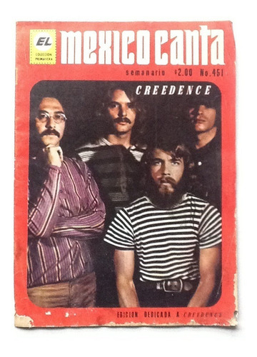 Revista México Canta  Num.451 Creedence Icluye Poster 