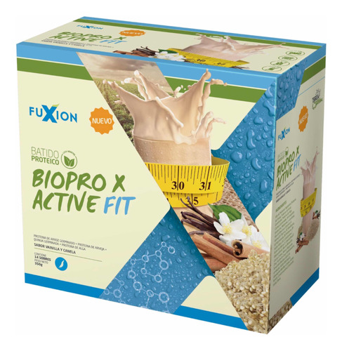 Proteína Biopro X Activ Fit Vegetal Fuxion Vainilla -canela