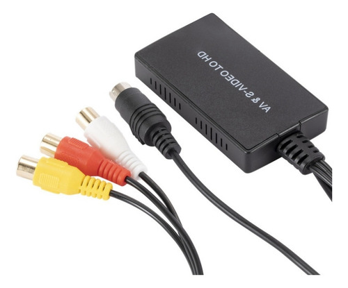 Conversor Svideo Para Hdmi S-video E 3rca Cvbs Composite To