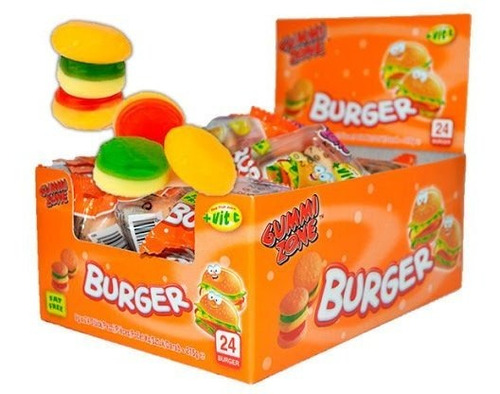 Gomitas Gummy Zone Hamburguesas X 24u