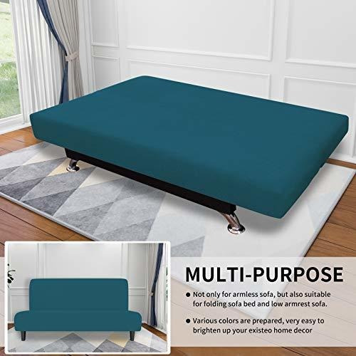 Funda Para Sillon Easy Elastica Color Azul Sin Apoyabrazos