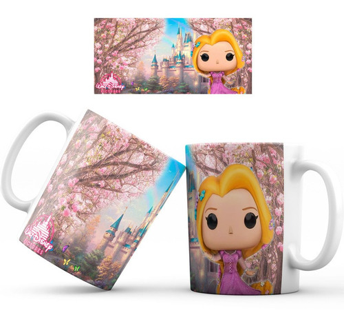 Mug Taza Princesas Disney Funko Pop Regalo 009