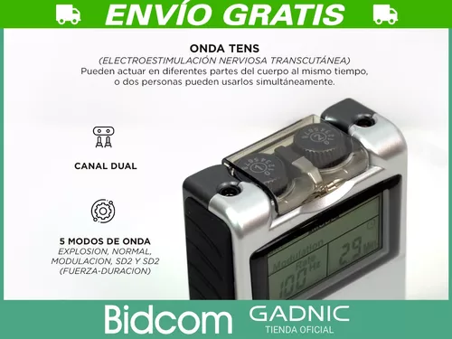 Electroestimulador Muscular Portátil Gadnic 9910 20 Niveles 24 Programas  Recargable