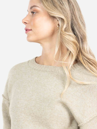 Sweater Kar Beige Mujer Maui And Sons