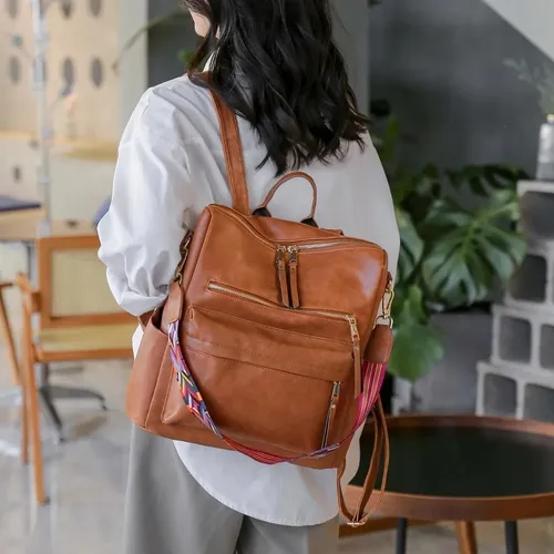 Mochila y bolsa para mujer antirrobo gran capacidad bolso de moda casual