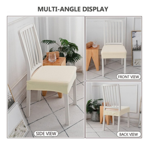 6 Pzs Funda Silla Elástica Cubre Asiento Protectora Comedor