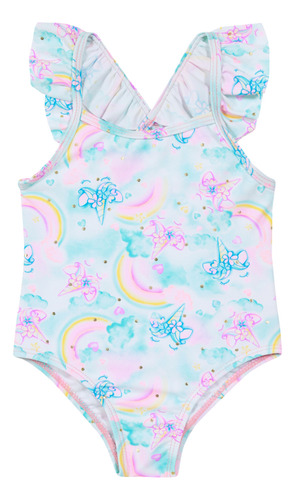 Traje De Baño Bebé Uv+30 Vuelos Folia Blanco Blanco 24 A 36 Meses