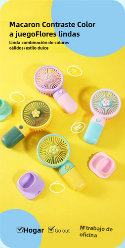 Swancooyu Ventilador De Mano Portátil Ventilador De Mano Recargable