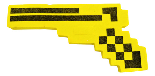 Revolver De Goma Eva Gruesa - Compatible Con Minecraft Color Rojo