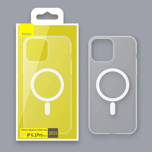 Capa P/ iPhone 13 Pro Max Sem Fio Capinha Indução Magnética