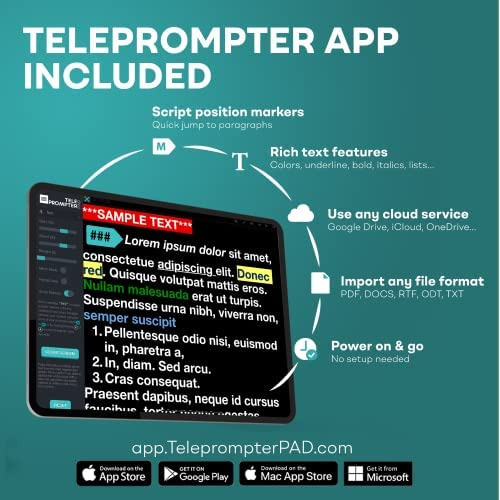 Tableta Teleprompter Pad Pro 11 Autocue Teleprompter Para Ip