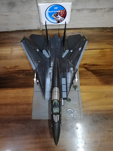 Maqueta De Grumman F-14 Black Bunny Escala 1/48