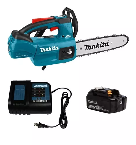 Motosierra Inalámbrica 18v Makita Brushless Cargador Batería