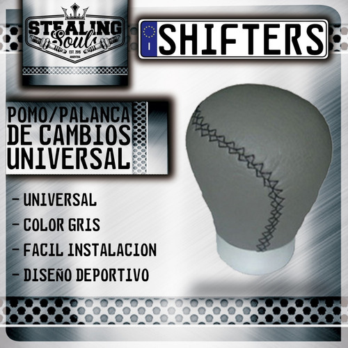 Shifter | Pomo / Palanca Cambios | Manual | Cuero Gris