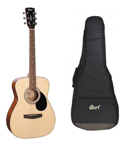 Guitarra Acustica Cort Af510. Open Pore. Funda