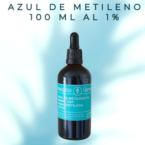 Pack X 4 Azul De Metileno 100ml 1% Farmacéutico Envio Gratis