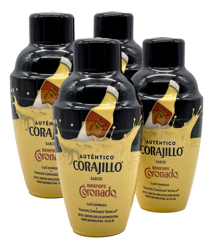 Auténtico Corajillo X Coronado 100ml 4 Piezas (carajillo)