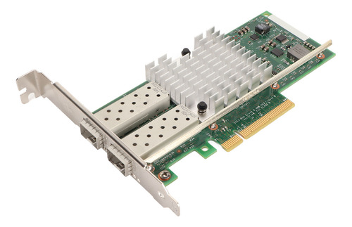 Adaptador De Placa De Rede Pcie Para Servidor De 10 Gbps 2 P