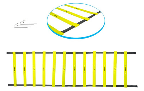 Escalera De Coordinación Agilidad Ejercicios Sportfitness