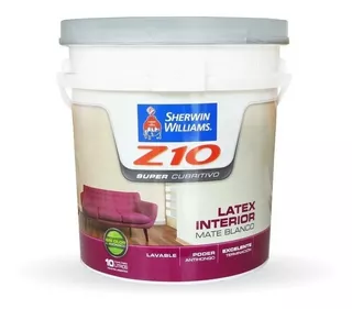 Z10 Pintura Latex Interior Mate X 10lts Sherwin Serrentino