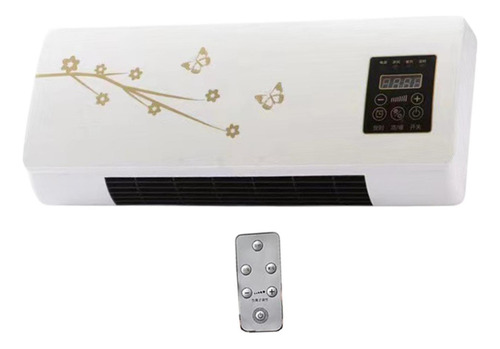 Aquecedor De Parede Pequeno, 2000w, Estampa De Borboleta
