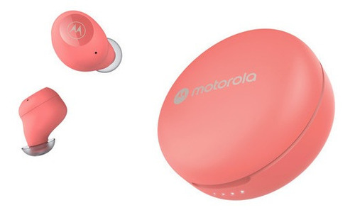 Auriculares Inalámbricos Motorola Moto Buds 250 +bth Coral Color Rojo Color de la luz Azul