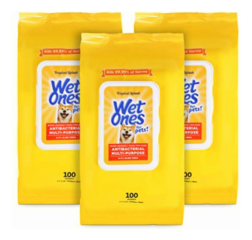 Wet Ones For Pets Multi-purpose Dog Wipes With Aloe Vera,