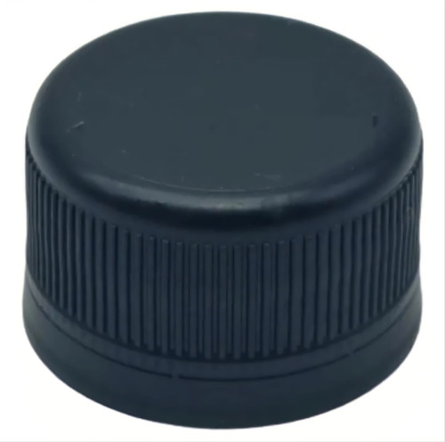 Envase Botella Pet Tipo Shot 60ml Tapa Cintillo (500 Pza) Tapa Negra