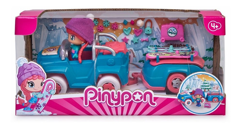 Pinypon Sky Car Carro De Nieve Mix Is Max +20 Accesorios