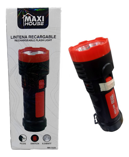 Linterna Led Recargable Modelo Antorcha 