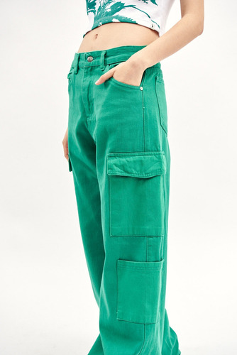 Pantalón 2000 Shock De Gabardina Mujer 47 Street