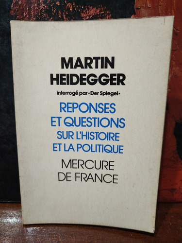 Reponses Et Questions Sur L Histoire (frances) - Heidegger